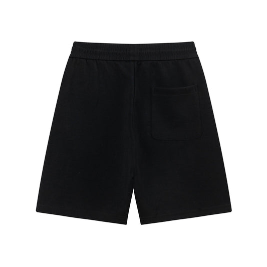 250404 New high-quality simply embroidered knitted shorts