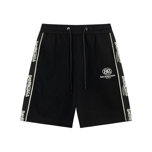 250404 New high-quality webbed knitted shorts