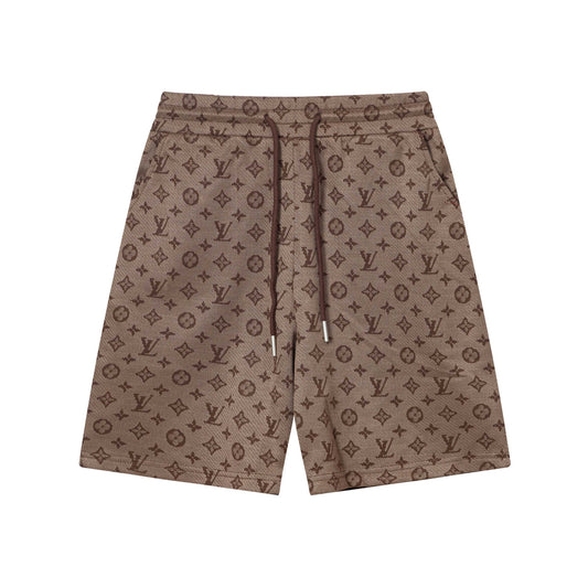 250404 New high-quality full-print jacquard knitted shorts