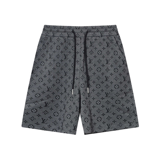 250404 New high-quality full-print jacquard knitted shorts