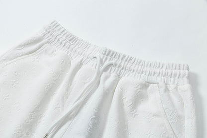 250404 New high-quality high-density jacquard knitted shorts