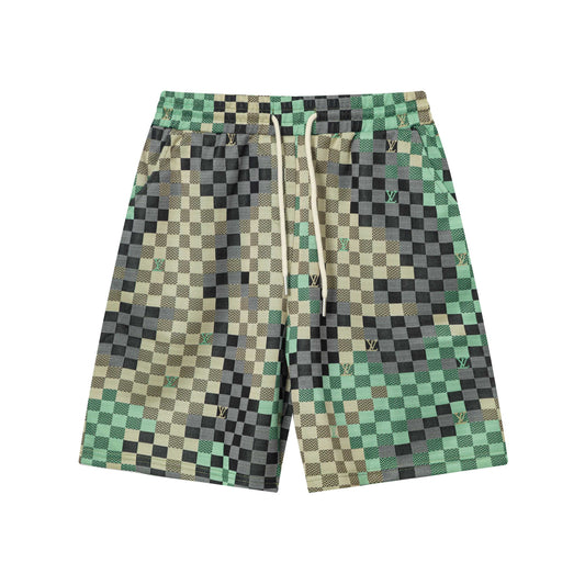 250404 New high-quality checkered shorts