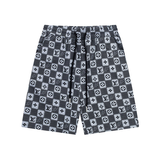 250404 New high-quality jacquard fabric knitted shorts