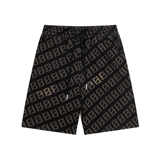 250404 New high-quality jacquard fabric knitted shorts