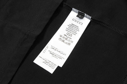 250408 New high-quality 3D embossed letter embossed T-shirt