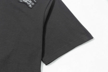 250408 New high-quality applied-embroidered T-shirt