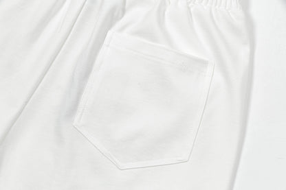 250408 New high-quality patchwork embroidered knitted shorts