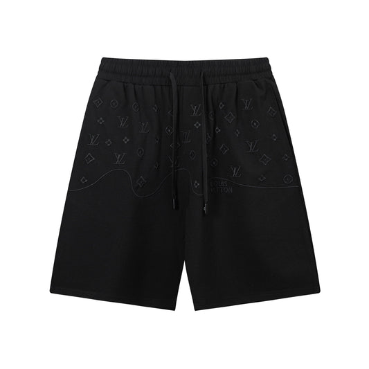 250408 New high-quality patchwork embroidered knitted shorts