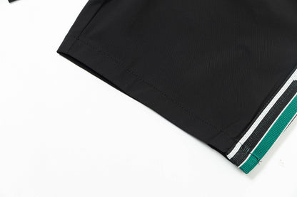 250408 New high-quality webbing patchwork embroidered shorts