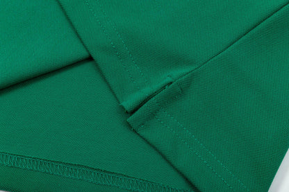 250408 New high-quality letter webbing with a color-matched collar POLO