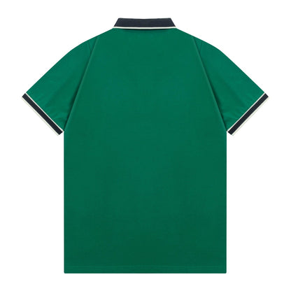 250408 New high-quality letter webbing with a color-matched collar POLO