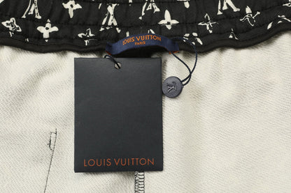 250408 New high-quality full-print distressed shorts