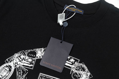 250520 New chain print T-shirt