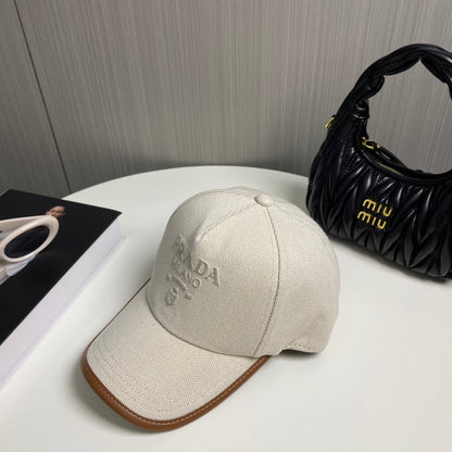 250527 New simple canvas baseball cap