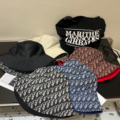 250527 New high-quality double-sided full-printed fisherman's hat