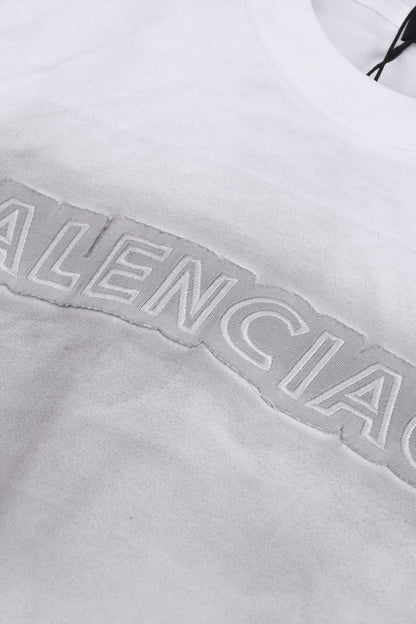 250604 New heavy-duty hand-printed T-shirt