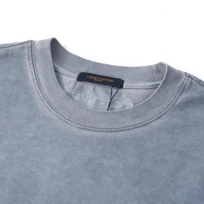 250604 New jacquard embroidery heavy work T-shirt
