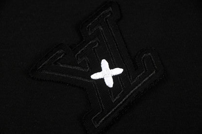 250614 New high-quality embroidered patch T-shirt
