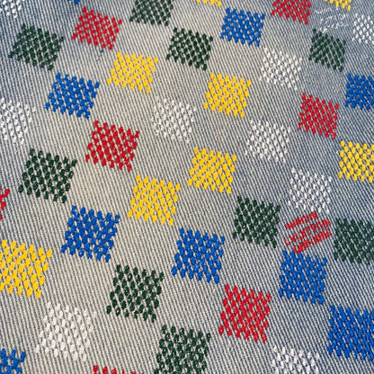 250617 New high-quality dopamine-colored pixel checkered jeans