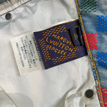 250617 New high-quality dopamine-colored pixel checkered jeans
