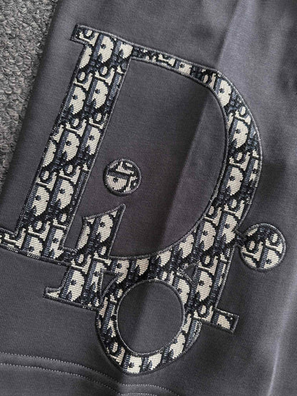 250617 New high-quality washed embroidered knitted shorts