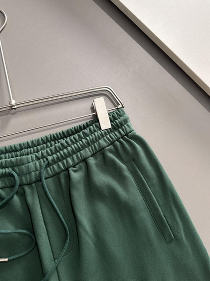 250617 New high-quality washed embroidered knitted shorts