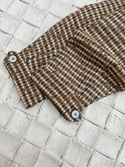 250624 New high-quality checkered beaded embroidered baseball jacket