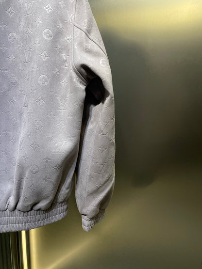 250722 New high-quality suede fleece steel embossed casual jacket