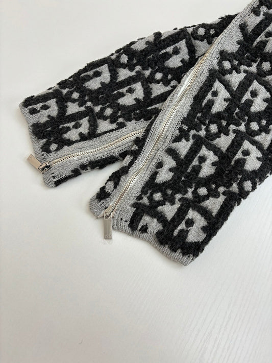250722 A new high-quality full-print contrasting jacquard knitted pullover sweater