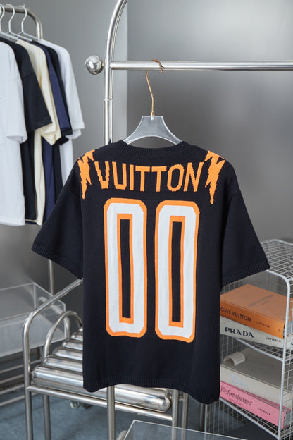 250722 New high-quality 00 ball size knitted T-shirt
