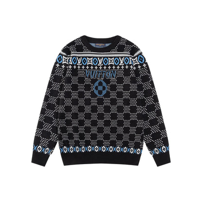 250729 New high-quality flystitch knitted sweater