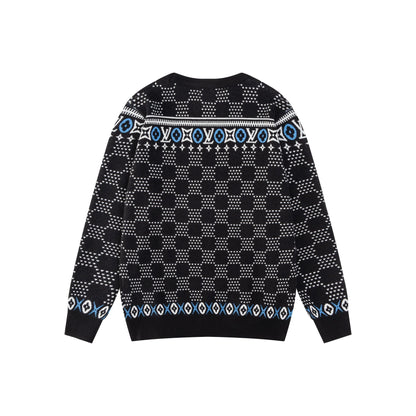 250729 New high-quality flystitch knitted sweater