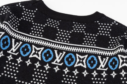 250729 New high-quality flystitch knitted sweater