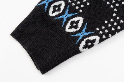250729 New high-quality flystitch knitted sweater