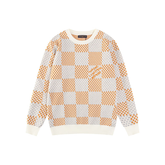 250729 New high-quality flystitch knitted sweater