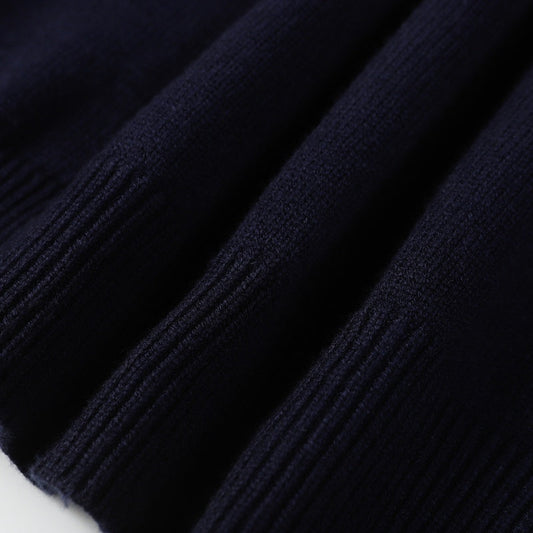 250808 A new high-quality, classic jacquard pattern simple sweater