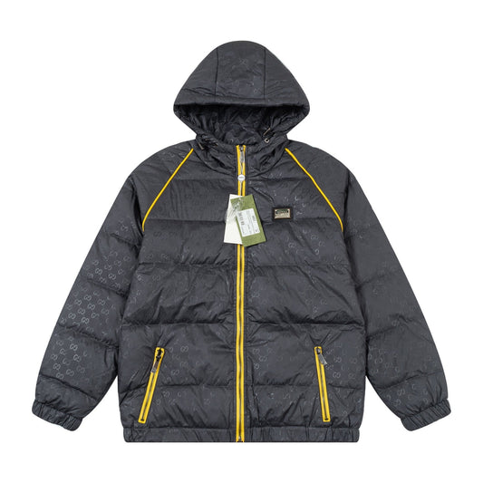250813 New high-quality classic full-print fabric super soft and warm down jacket