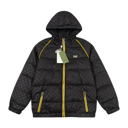250813 New high-quality classic full-print fabric super soft and warm down jacket