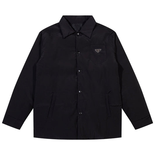 250813 New high-quality long-sleeved lapel down jacket