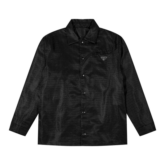 250813 New high-quality custom-made long-sleeved lapel down cotton-padded jacket with full printed letters