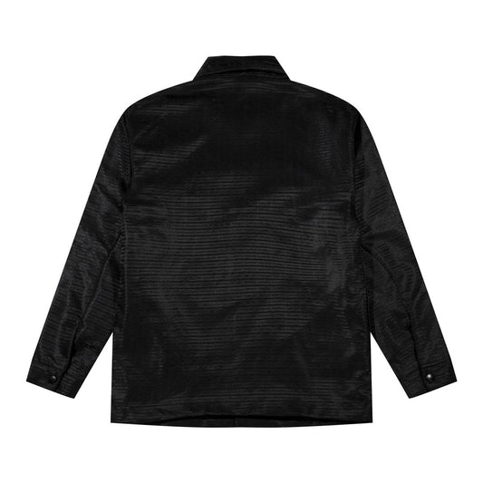 250813 New high-quality custom-made long-sleeved lapel down cotton-padded jacket with full printed letters