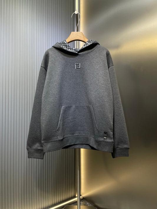 250813 New high-quality double-layer luxury soft air cotton hooded sweatshirt