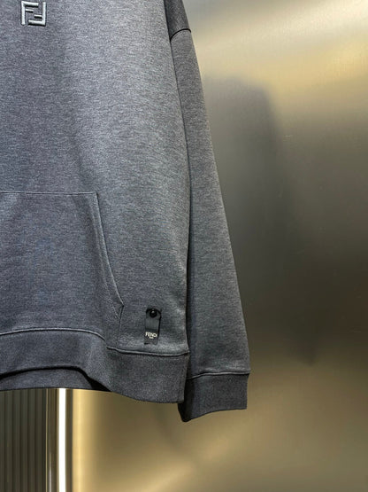 250813 New high-quality double-layer luxury soft air cotton hooded sweatshirt