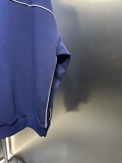 250813 New high-quality embroidered embossed zipper sweatshirt