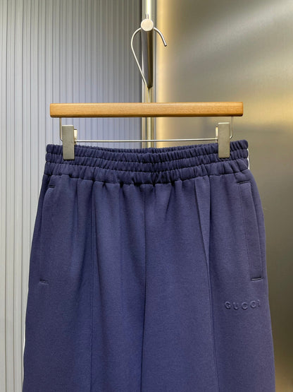 250813 New high-quality embroidered embossed logo sportswear pants