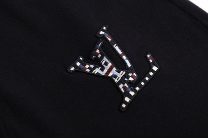 250813 New high-quality embroidered stretched-waist sport pants