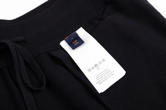250813 New high-quality embroidered stretched-waist sport pants