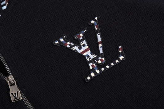 250813 New high-quality embroidered knitted flight jacket
